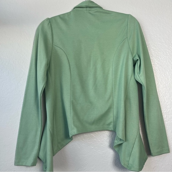 Women Sleeve Blazer Open Front Jacket Work Office Blazer - Picture 10 of 17